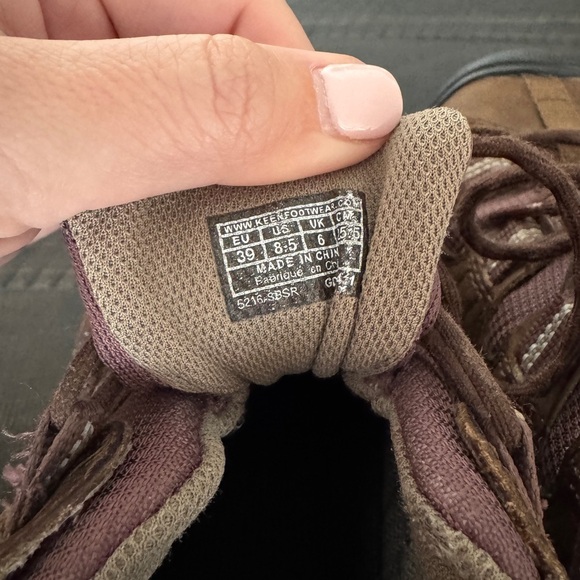 Keen Targhee II Low Waterproof Hiking Shoes Women’s 8.5 Brindle/Nostalgia Rose - Picture 6 of 9